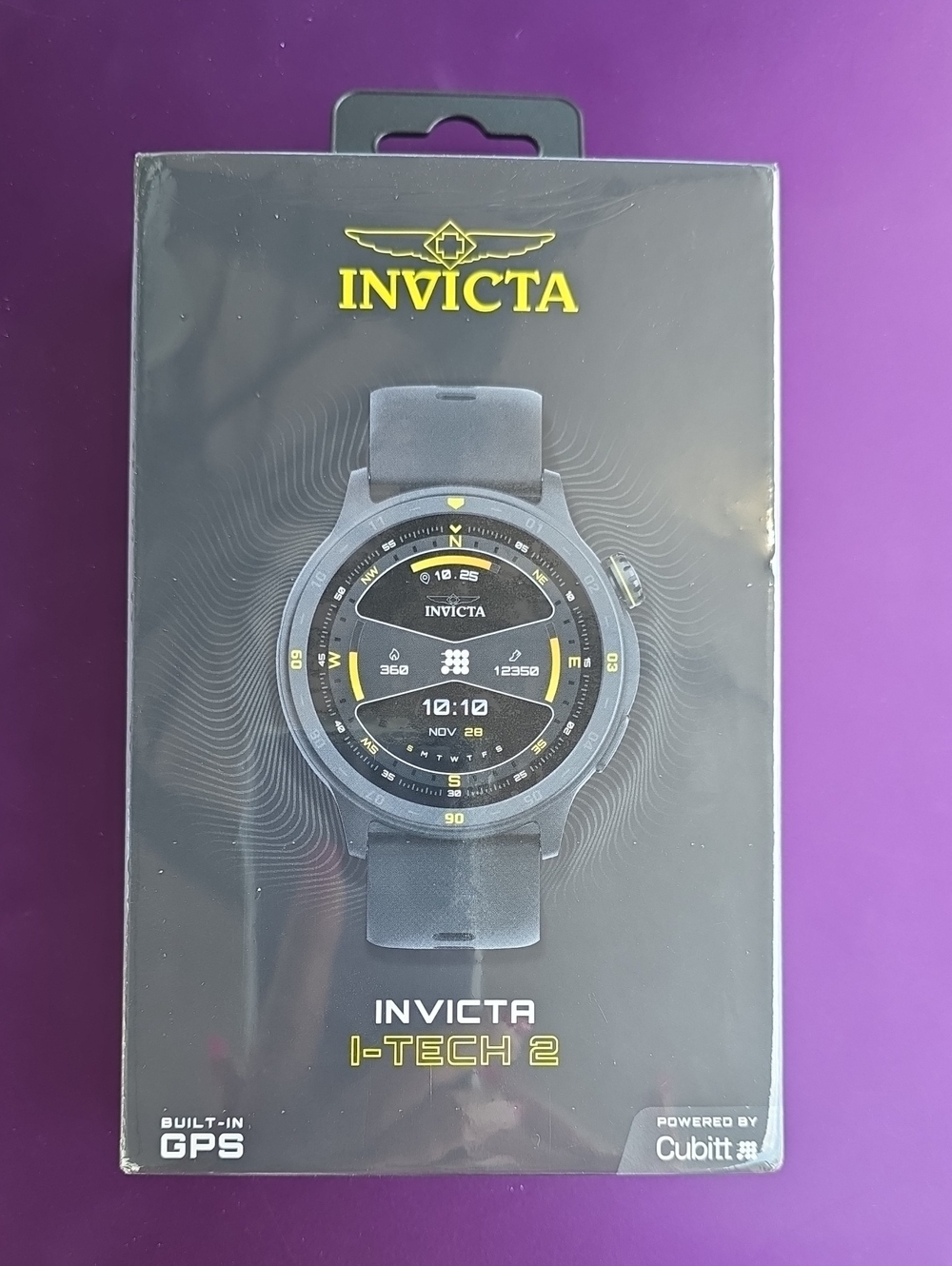168. Invicta I-TECH 2 Smartwatch - Black with Yellow Accents